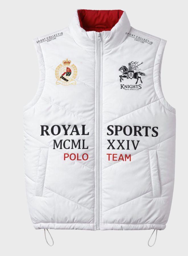 The Indian Garage Co Men Regular Fit Printed Round Neck Sleeveless Jacket - Image 3